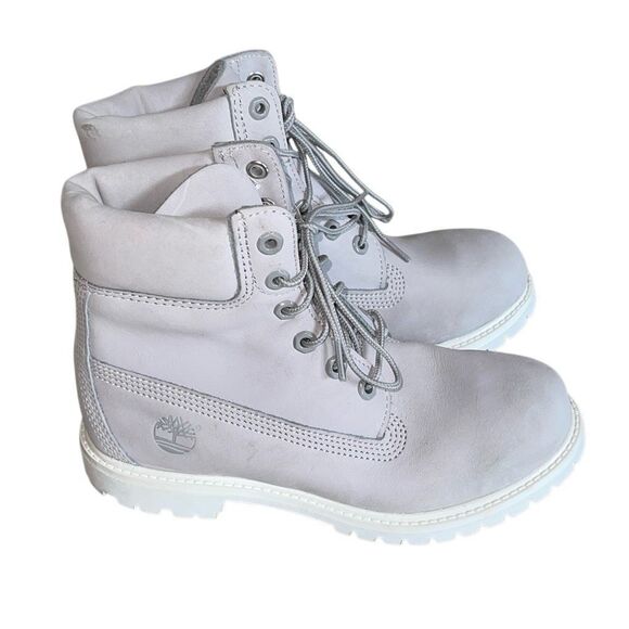 Timberland Womens Primaloft 200 Gram Waterproof Combat Boots‎ Gray Size 7.5M - Picture 1 of 7